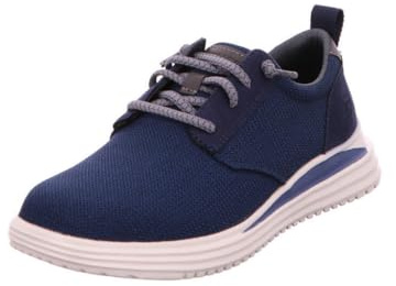 Skechers Zapatillas Gladwin probadas para Hombre, Malla Azul Marino, 39.5 EU