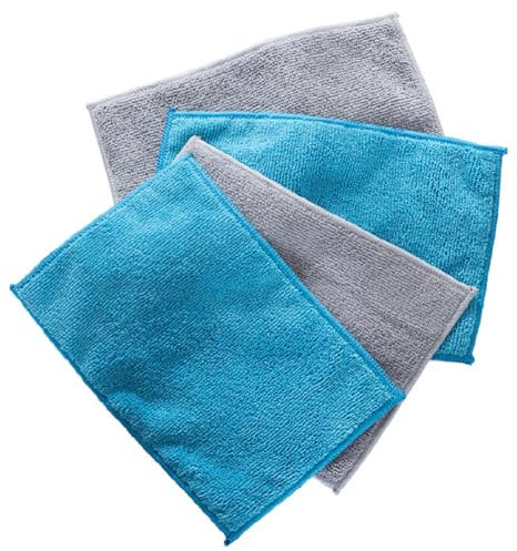 Bafnsiji Strofinacci in bambù, Strofinacci in Fibra di bambù, Strofinacci da Cucina, Panno per la Pulizia della Fibra di bambù, Panni per Piatti in bambù Super Morbidi, 21 * 15cm