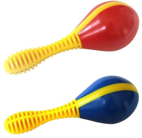 yasoe D Maracas para NiñOs - 1 Par de Maracitos, los Primeros Instrumentos para NiñOs