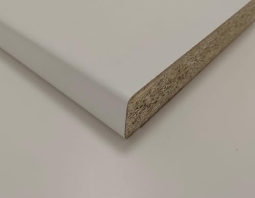Top Per Cucina Piano Cottura In Laminato Stratificato HPL sp mm 38 x 1200 x 600 - VARI COLORI (Bianco, cm. 120 x 60)