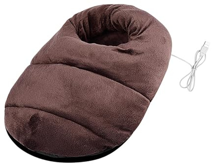 Scaldapiedi Elettrico, Scaldapiedi USB, Cuscino Riscaldante Rapido | Scaldapiedi Morbido E Confortevole, Pantofole Scaldapiedi Lavabile A Casa