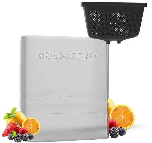 Fruchtfliegenfalle für Küche (gib Fruchtfliegen Plage Keine Chance) Fliegenfalle – Obstfliegenfalle Küche – designt und entwickelt in Deutschland – wiederverwendbar – ohne Chemie