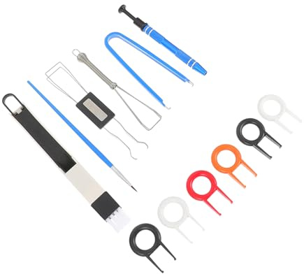 Happyyami 1Ensemble Kit de Nettoyage Clavier Mécanique Lubrification Extracteur Nettoyage et Sélecteur de Puce pour Entretien Durable