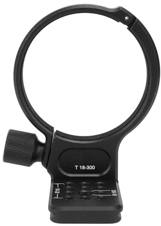 Sxhlseller Collare per Obiettivo 18-300 Mm F3.5-6.3, Anello di Montaggio per Treppiede in Lega di Alluminio Ad Alta stabilità per Bilanciare Teleobiettivi Pesanti, Fotografi All'aperto