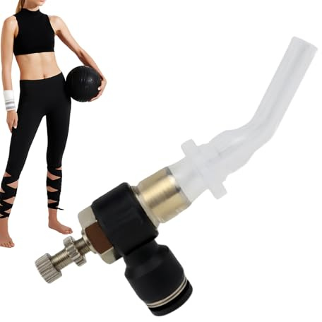 Entrenador de músculos inspiratorios - 2,5 cm x 0,98 pulgadas | Entrenador de músculos respiratorios | Entrenador de respiración de resistencia ajustable | Dispositivo para ejercicios de respiración |