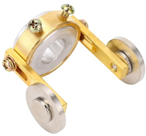 Badafaci Plasmaschneider-Führungsradrolle, Eisen-Aluminium-Legierung, Robustes Design, 39–59 Mm Verstellbare Halterung, für MB15 15AK MIG-Schweißbrenner