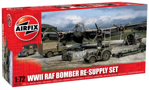 Bomber Re-Supply Set modellbyggsats, grön, grå