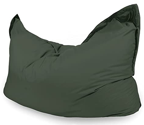 Beautiful Beanbags - Big Brother X-L Funky Bean Bags - Great for Indoor & Outdoor Use, Olive