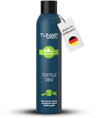 TUNAP SPORTS Textildeo für Schuhe, Helm & Rucksack, ohne Duftstoffe, 300ml | Neutralisiert Gerüche, antibakterielle Textilpflege, Made in Germany