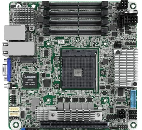 Asrock X570D4I-2T Mainboard AMD X570 AM4 Mini ITX Steckplatz