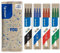 PILOT - Set of 4 sets of 3 Refills, FriXion Ball 0.5, Erasable Roller-ball Pen Refills - Blue, Black, Green, Red - Fine Tip