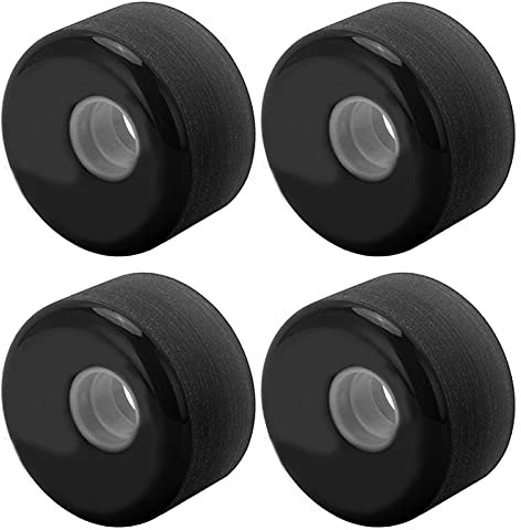 Skateboard Rollen, 4 Stück Longboard Rollen Cruiser Rollen 80A Longboard Rollen 70mm Skateboard Ersatzrollen(Schwarz) Elektroroller