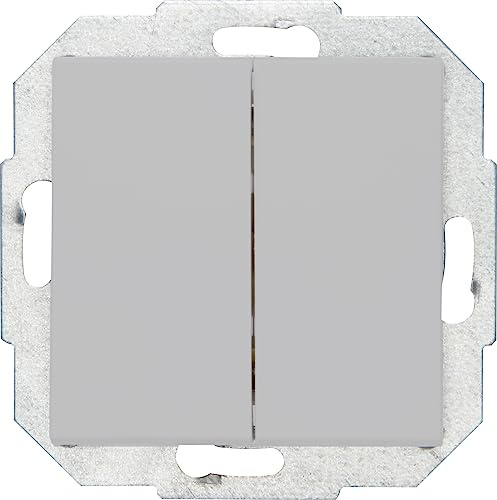 Kopp Athenis Wechsel/Wechselschalter, IP20, grau, matte Oberfläche, 587334088