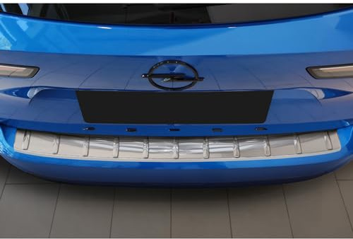 Avisa 2/35589 Stück Ladekantenschutz Hinten Kompatibel mit OPEL Astra L Sports Tourer | kompatibel mit Opel Astra L Sportstourer 2022- - Silber