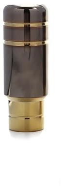 XJJJWL Schaltknauf 9 cm Universal Auto Schwarz Gold Schaltknauf Aluminiumlegierung JDM Schalthebel Stick Head Auto Manueller Schalthebel Auto Getriebekopf(-01-NO Logo)