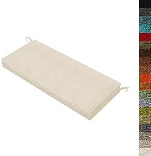 Kissen,(de:Outdoor-Bankkissen 51 x 16 x 2,36 Terrassenmöbel Stuhlkissen Bankauflage Erkerfenster-Sitzkissen mit Bändern für den Innenbereich Veranda Garten Esszimmer Schaukel Sofa Love