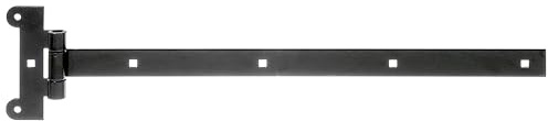 Alberts 837273 Cross Hinge | with Pressed Pin | Black Dip Paint | Band 491 x 30 mm | Hinge 121 x 51 mm | Set of 10