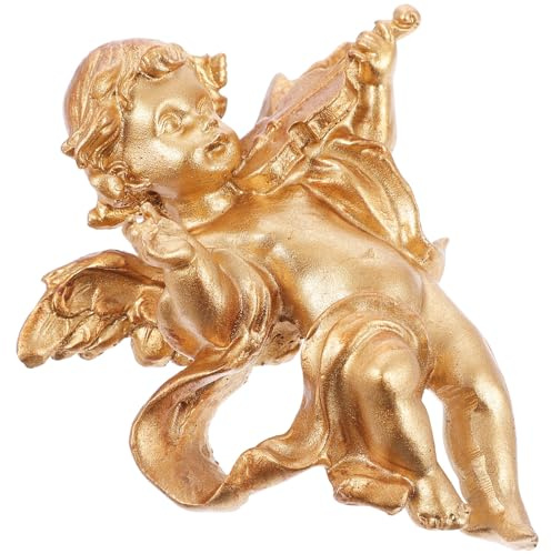 Cabilock Adornos de Esculturas de Ángeles Figura de Ángel Vintage Artesanía de Ángel de Resina para Decoración de Entrada