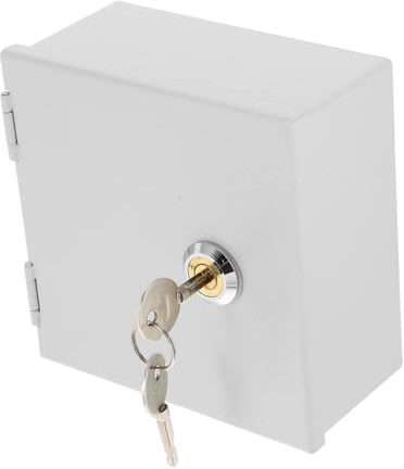 Acciaio Inox Scatola Antifurto Argento per Presa Elettrica | Protezione Contro Spruzzi e Urti, Coperchio per Interruttore, Adatto a Veicoli Elettrici e Prese