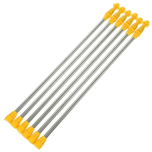 VALICLUD Lot de 6 Tiges de Pulvérisation Télescopiques en Acier Inoxydable 45-80 CM Lance D’Arrosage Longue pour Jardin et Agriculture Accessoires de Pulvérisation Robustes et