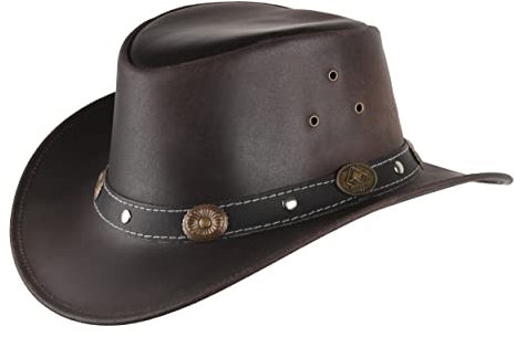 SCIPPIS Lederhut Reno, braun, M