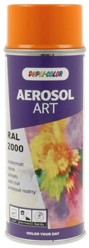 Dupli Color 666445 gelborange AEROSOL Art RAL 2000 seidenmatt 400 ml