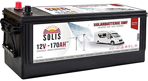 Solarbatterie 170Ah Versorgungsbatterie Wohnmobil Mover Boots Batterie 140Ah