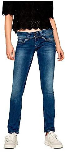 Pepe Jeans Venus Vaqueros para Mujer Regular Fit Tiro Bajo Authentic Rope, 27W / 34L