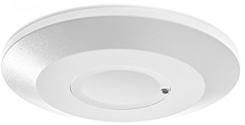 HUBER MOTION 35HF Rilevatore di movimento radar 360° per uso interno - particolarmente piatto - rilevatore di movimento a soffitto, IP20 I 230V, adatto ai LED, tecnologia a 3 fili