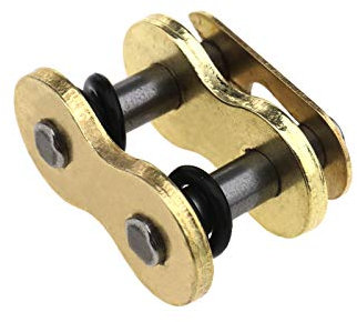 OTOTEC 525 Chain Link Gold O-Ring Chain Rivet Connecting Link Motorcycle Sprockets Replacement Parts Accessorry Compatible with DID 525VX G&B525VX VX2 Chains