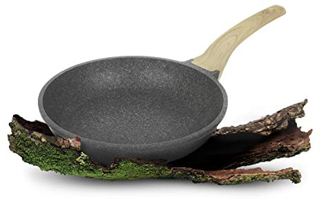 KASANOVA Padella antiaderente 28 cm, per induzione e tutti i piani cottura Eco Petra Evolution