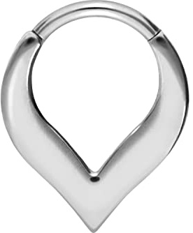 PIERCINGLINE Chirurgenstahl Clicker | SPITZ | Piercing Ring Ohrpiercing Helix Daith Tragus Septum Piercing | Farbauswahl