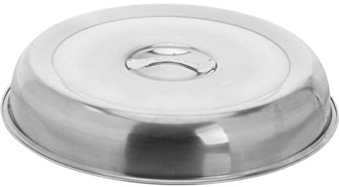 Gogogmee Edelstahl Steakabdeckung Für Lebensmittel Robuste Küchenabdeckung Als Lebensmittelschutzhaube Mehrzweck-Abdeckung Für Runde Platte