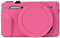 Housse en Silicone pour Canon G7 X Mark II, Fin Anti-Rayures Étui pour Appareil Photo, Housse en Silicone Souple pour Powershot G7X Mark II, Étui de Protection avec Couvercle d'objectif Amovible