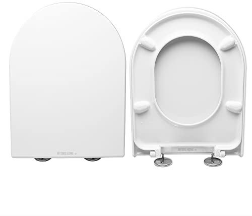 Copriwater Sedile Wc compatibile con Fiorile Sospeso, Fiorile Lusso Ideal Standard, In Plastica Termoindurente Avvolgente,Colore Bianco MADE IN ITALY CHIUSURA AMMORTIZZATA