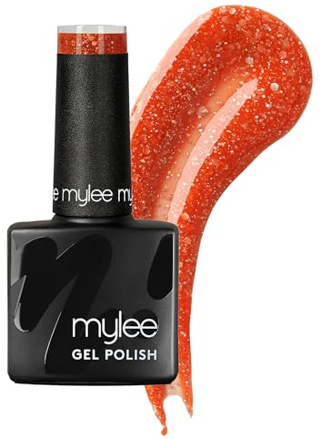 Mylee Gel Nail Polish 8ml [Festive Lights] - UV/LED Soak-Off Nail Art | Manicure Pedicure for Professional, Salon & Home Use [Bold Glitter Range] - Long Lasting & Easy to Apply