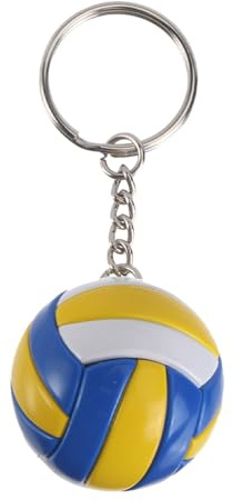 JOINPAYA Porte-Clés De Volley-Ball Pendentif Sac Et Décoration De Clé Porte-Clés Sport Léger Accessoire Pour Sac À Dos Cadeau D’Anniversaire 3.94X1.46X1.46 Pouces