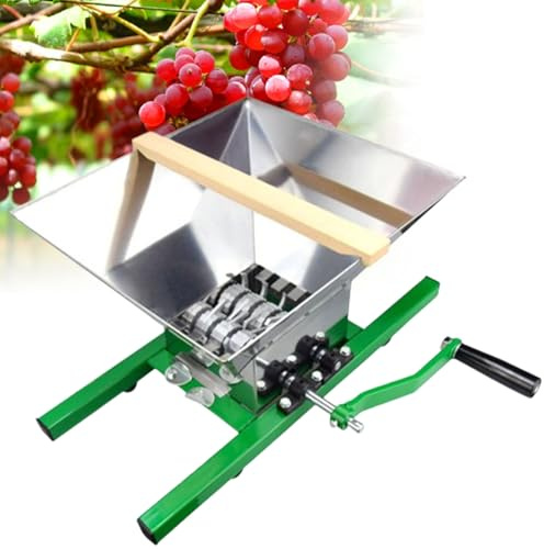 IqdZynx Estrattore di Succo Elettrico per Frutta da 7 Litri in Acciaio Inossidabile, estrattore a Freddo Silenzioso per Succo di Bacche, Facile da Pulire e Portatile, Certificato per Uso Alimentare