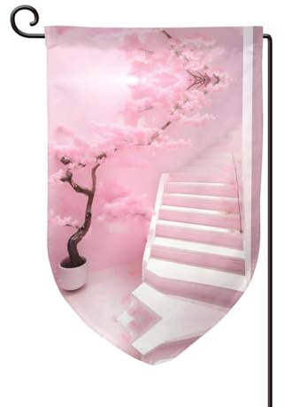 Scala bianca dei fiori di ciliegio