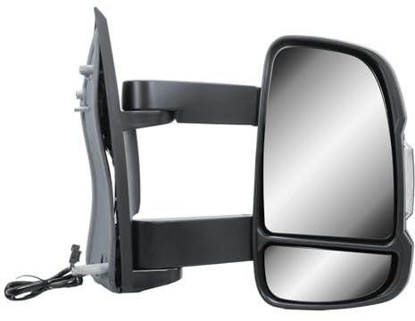Außenspiegel Rechts für Fiat Ducato Citroën Jumper Peugeot Boxer ab 2006 | mittlerer Arm, elektrisch, beheizt, mit Blinklicht, Beifahrerseite,für Opel Movano