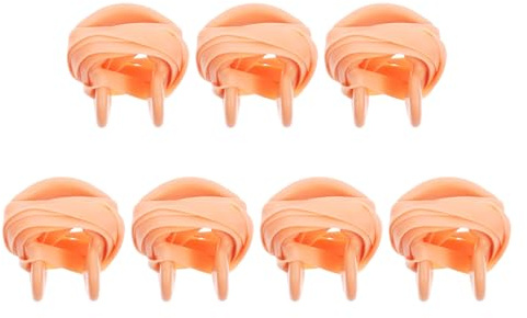 DEARMAMY Set da 7 Clip Nasali in Silicone Morbido con Cordino per Nuoto, Tappi Nasali Antiscivolo e Adulti, Protezione Nasale per Piscina con Custodia Portatile