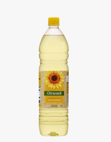 Olio di Girasole Raffinato, 1L confezione da 4
