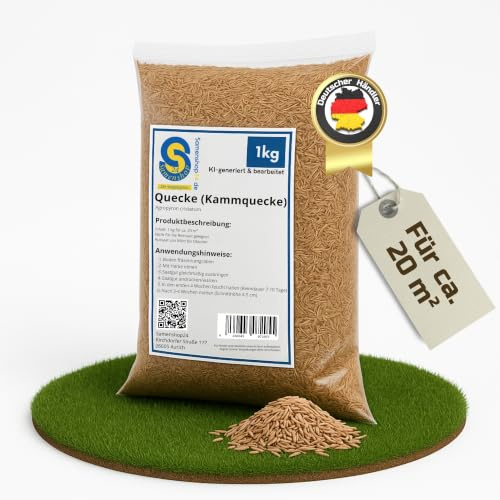 Quecke (Kammquecke), Agropyron cristatum 1kg Einzelsaat flachwurzelnd ausdauerndes Ährengras