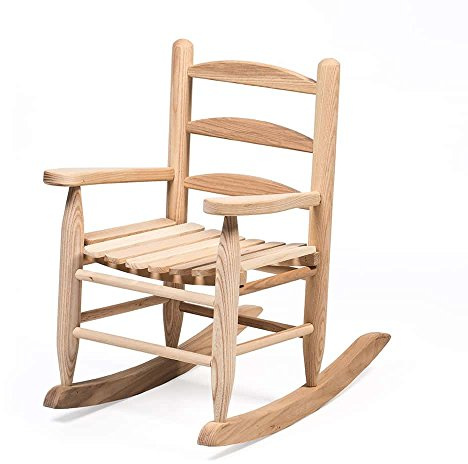 Handcrafted Eli & Mattie Amish Made Children's Size Wooden Rocking Chair