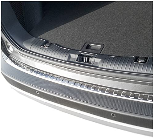 teileplus24 Ladekantenschutz passend für Ford Kuga 3 2020- | Edelstahl Abkantung Montageband Reinigungstuch Passgenau Rostfrei