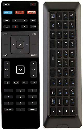 Universal Vizio Smart TV Remote Compatible with All VIZIO LCD LED SmartCast TVs with Backlit QWERTY Keyboard XRT510 XRT140 XRT136 XRT500 XRT300 XRT110 XRT122