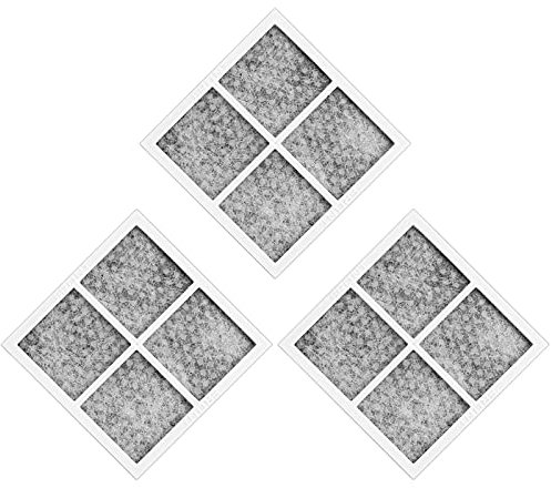 Haisheng 3 Pezzi Filtro Aria del Frigorifero, Accessori per la Sostituzione del Filtro dell'Aria del Carbone per frigorifero congelatore Compatibile con LG LT120F Kenmore Elite 469918