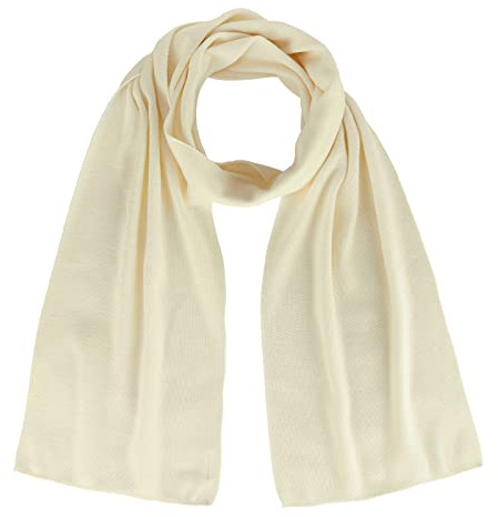 modAS Unisex Schal Feinstrickschal aus 100% Wolle (Merinowolle) - Wollschal Damen Herren Schal aus Wolle Warm Weich