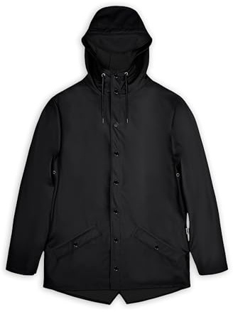 RAINS Waterproof Jacket – Hooded Lightweight Raincoat, Men and Women