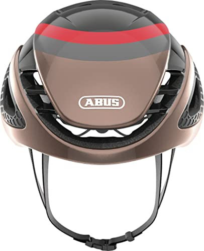 ABUS Rennradhelm Gamechanger - Aerodynamischer Fahrradhelm mit optimalen Ventilationseigenschaften für Damen und Herren - Kupfer/Rot, Größe S, Kupfer/Rot (metallic copper), S (51-55 cm)